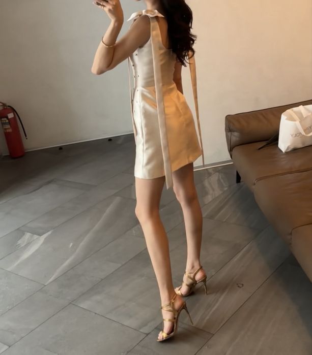 Платье Malli Amarige Mini Champagne, XS