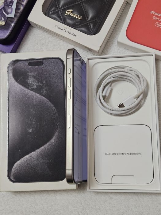 iPhone 15  PRO MAX, 84%  bateria,,512 Gb, Stare foarte buna
