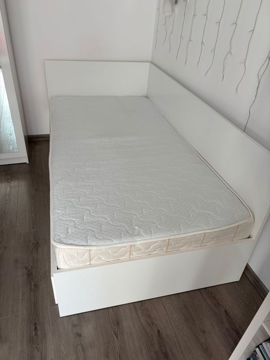 Pat simplu și saltea 100*200