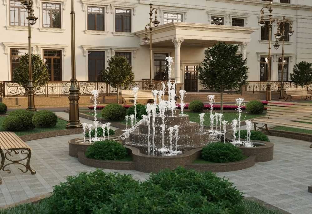 Бунедкор пр-т м-ро Мирзо Улугбек,Парк Гафур Гулям 167 кв.м новостройка