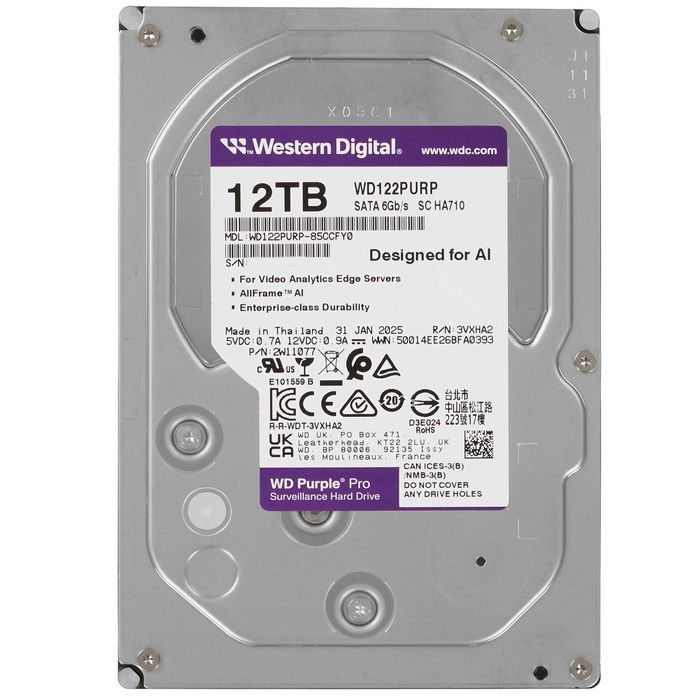 HDD WD purple 12tb