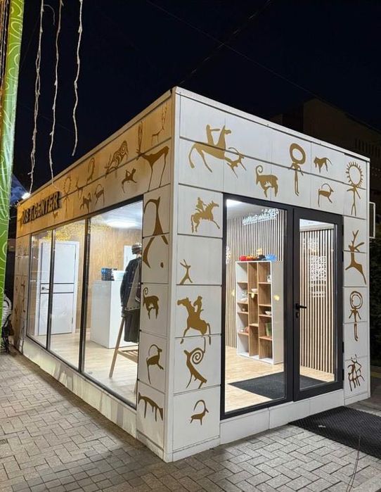 Будки/Пост охраны/ КПП/ ЦВЕТОЧНЫЕ/Столвые