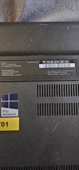 Lenovo ThinkPad Edge E335 13.3'' Windows 10 Pro 6GB RAM 120GB SSD