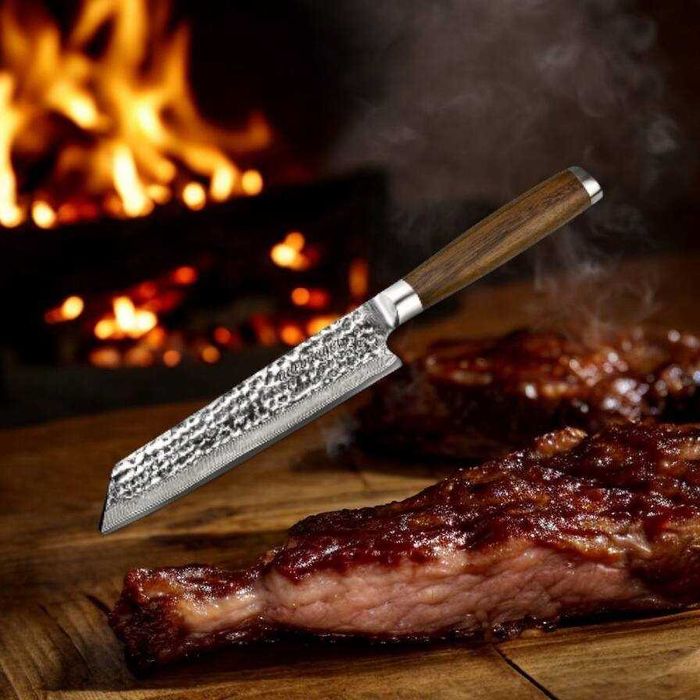 Cutit japonez Damascus 21.5 cm – Cutit profesional de bucatarie