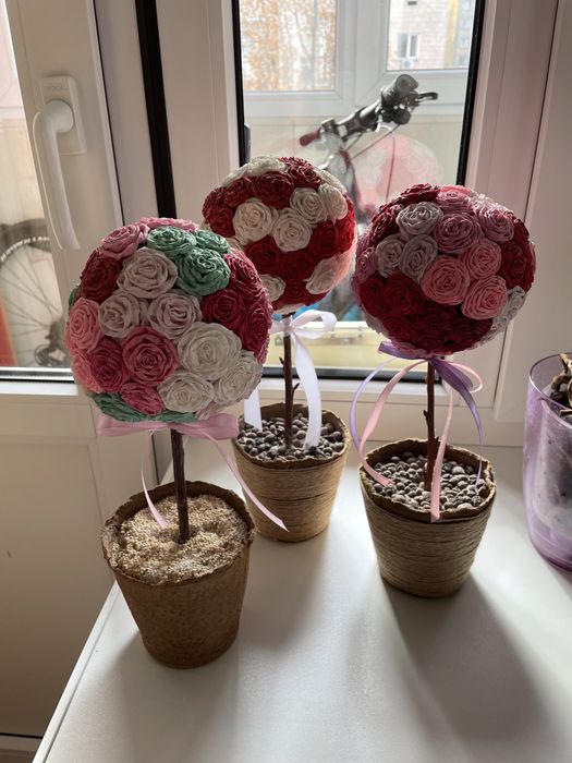 Цветы ручной работы