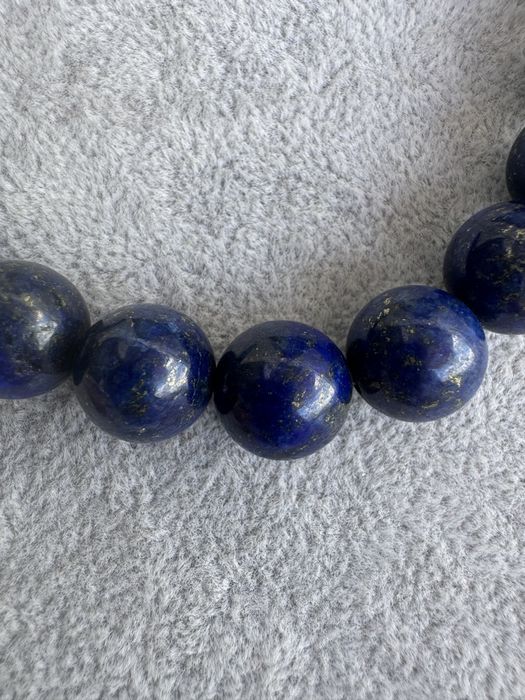 Colier din lapis lazuli si argint
