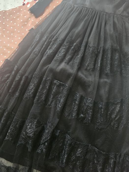 Rochie neagra dantela