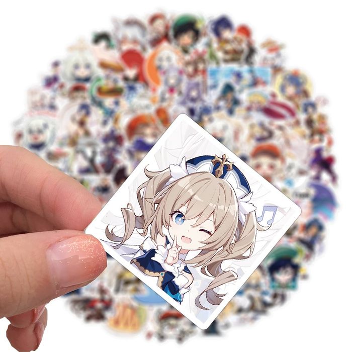 наклейки по Genshin Impact