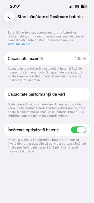 Iphone 14 (128GB) Neverlocked 100% sanatate baterie