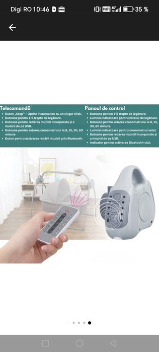 Pătuț bebe  coo sleep