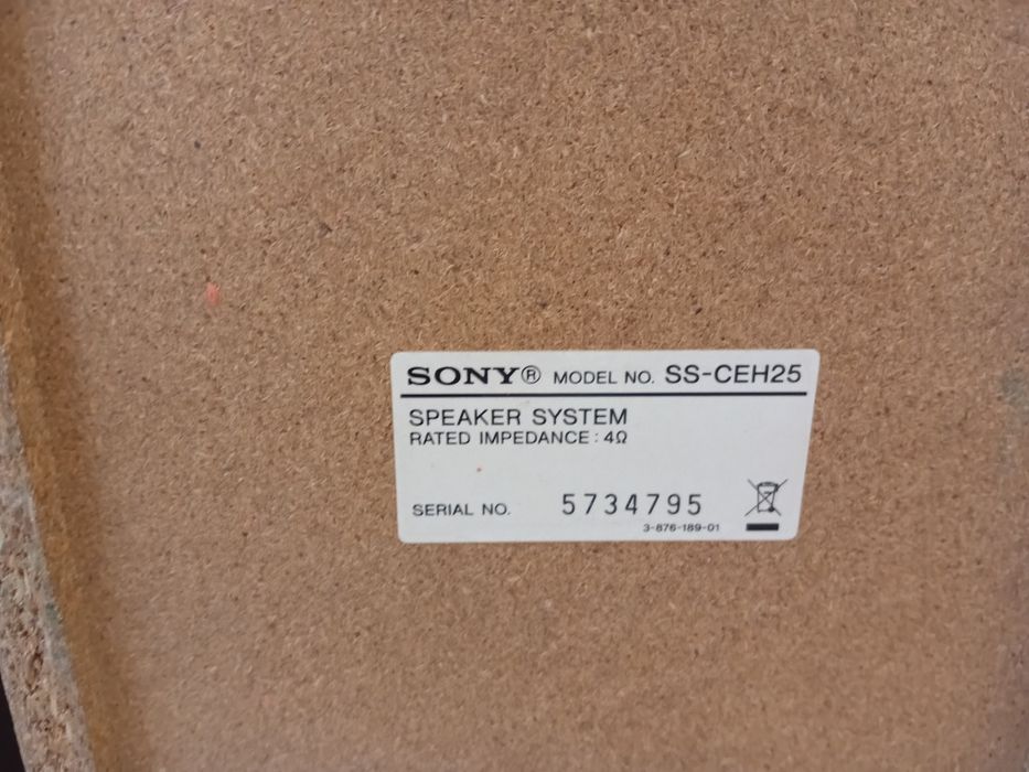 Тонколони Sony 4ohm