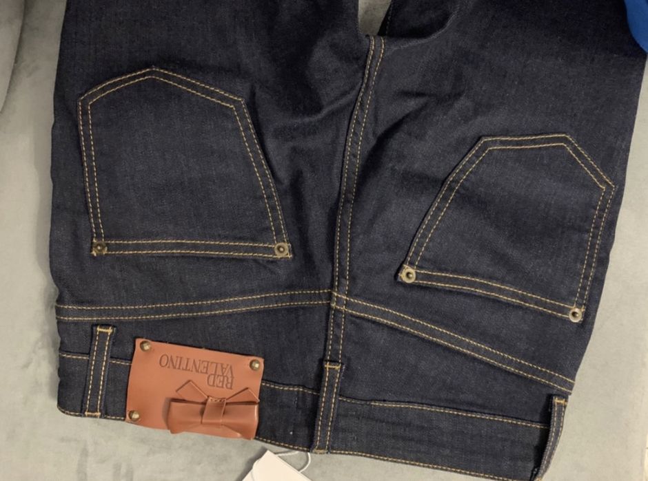 Blugi Red Valentino, mas 25(XS), slim,indigo,impecabili,noi, eticheta