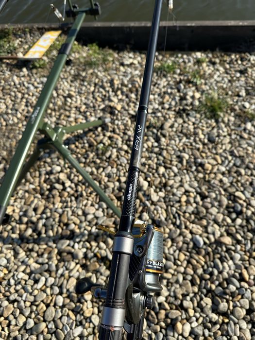 Vând set 3 lansete Okumpa EPIX V2 si Mulinete PEEN