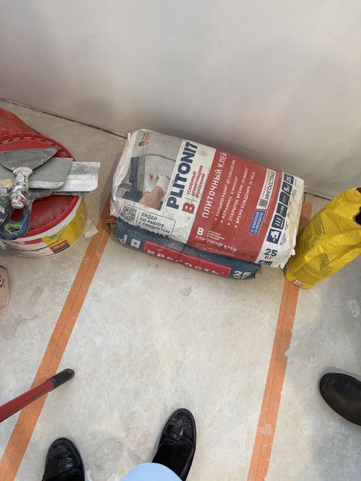 Плиточнй клей кафель