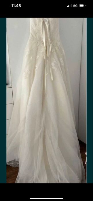 Rochie mireasa A line masura S 36