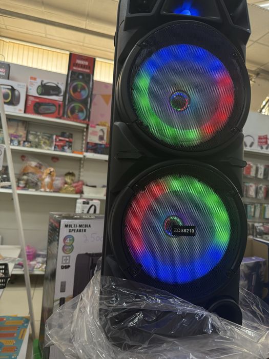 Музыкальна колонка караоке микрофон