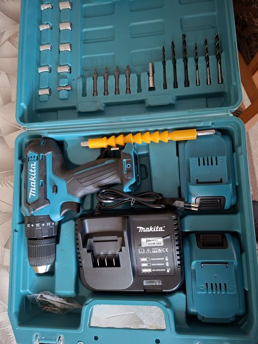 Акумулаторен ударен Винтоверт MAKITA 550DWE 24V 5Ah 
Акумулаторен Ударен Винтоверт MAKITA 550DWE 24V 5Ah 2 броя батерии (+Под