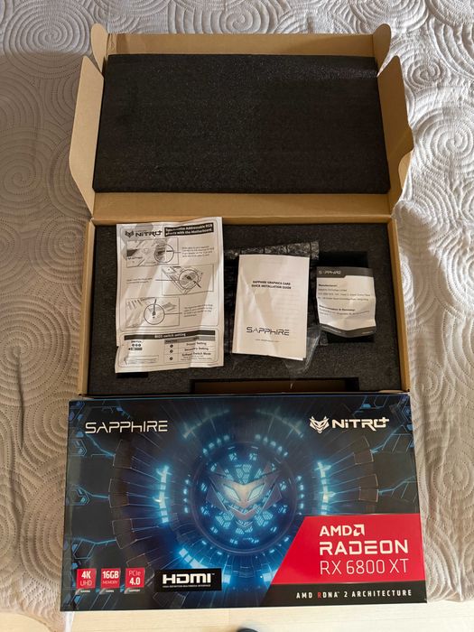 Sapphire NITRO+ AMD Radeon RX 6800 XT 16GB (Фабрично ускорена, Топ охлаждане, Перфектно състояние)