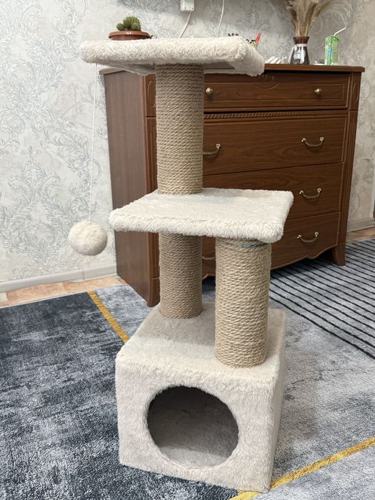 Продам домик для кошки + когтеточка