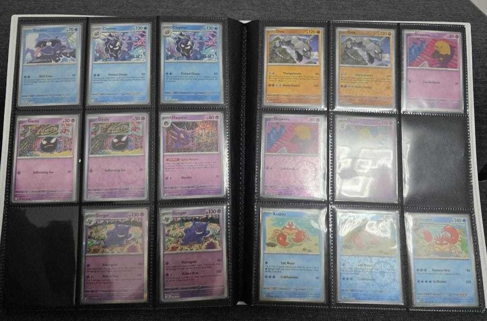 Colectie aproape completa Pokemon 151 - Common + Holo + Holo Reverse + Ex + Album - ORIGINALE - In profil alte anunturi cu carti Pokemon + One Piece