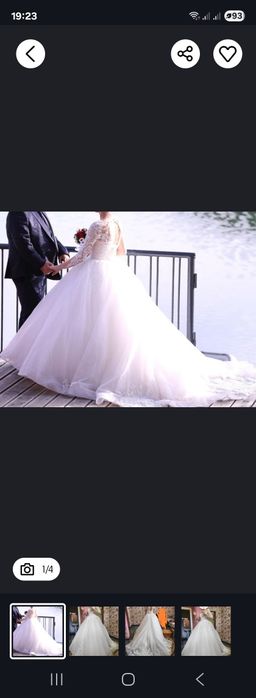 Rochie mireasa purtata o singura data