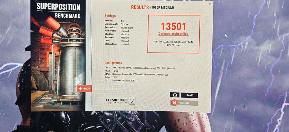 Добро Геймърско PC Ryzen 5 5600G/16Gb DDR5/512GB SSD+500Gb HDD/RX 6600/Гаранци