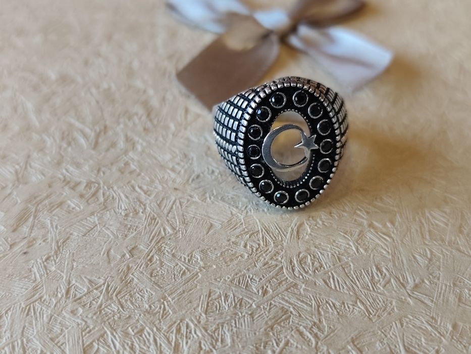 Сребърен пръстен 22мм