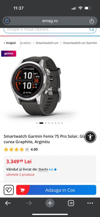 Ceas  GARMIN FENIX 7s pro