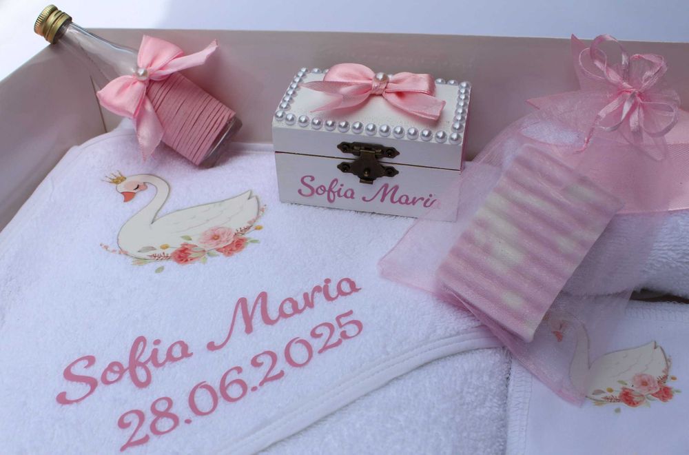 Trusou botez personalizat, 7 piese