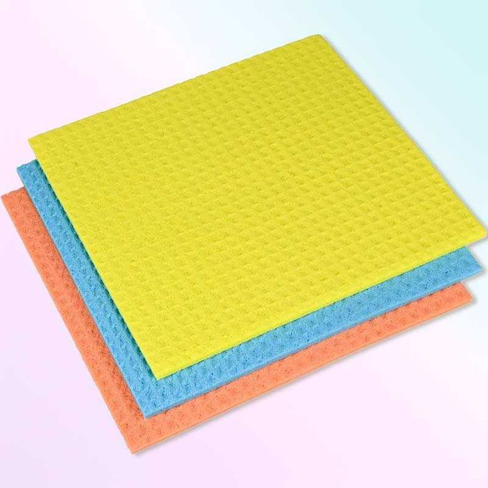 Комплект 3 мокри кърпи 18 x 20 см, многоцветни