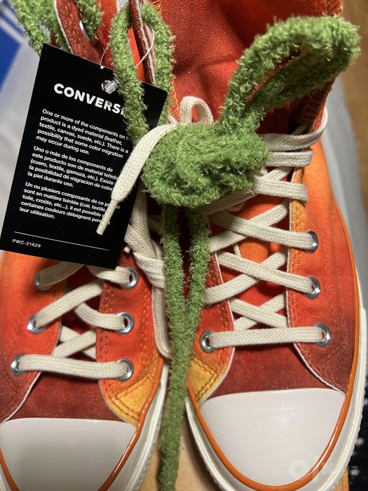 Converse x CONCEPTS CT70 HI  US10 замша, расцветка :нектарин.