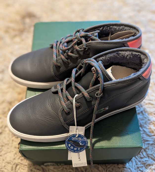 Lacoste Кожени спортни боти 39н. Нови