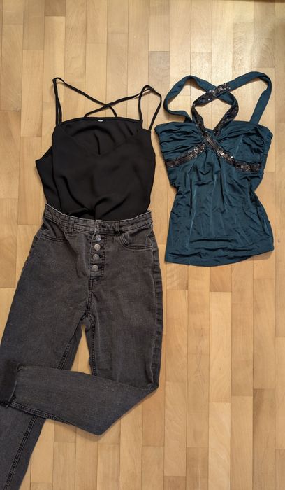 Официално сако и гащеризон с цип отзад