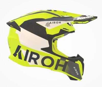 Топ Цена Мотокрос каска AIROH TWIST 2.0 LIFT Fluo  2025, XL 61-62см.