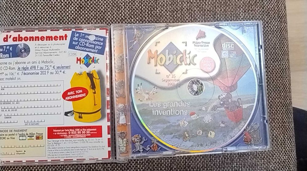 CD-uri MobiClic - numerele 35 / sept. 2001 și 74 / iulie 2005