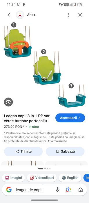 Leagan 3 in1 fara defecte