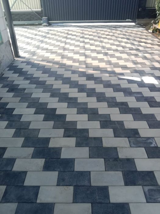 Укладка брусчатка