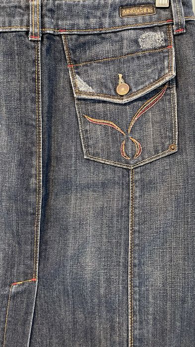 джинсовая юбка прямая MNG Jeans