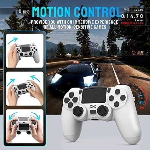 Нов Безжичен контролер за PS4/PC – вибрация, тъчпад, жак за слушалки