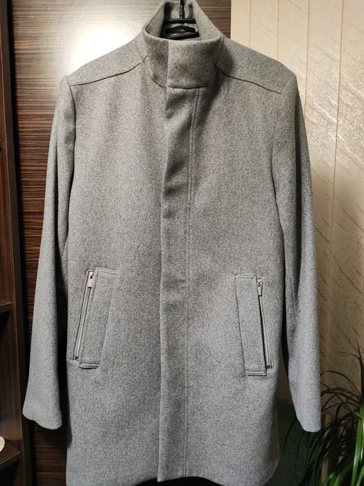 Palton Gri Lana H&M Marime 48