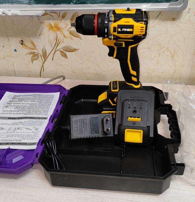 Продам новую дрель-шуруповерт LFINE  бесщеточная 48V