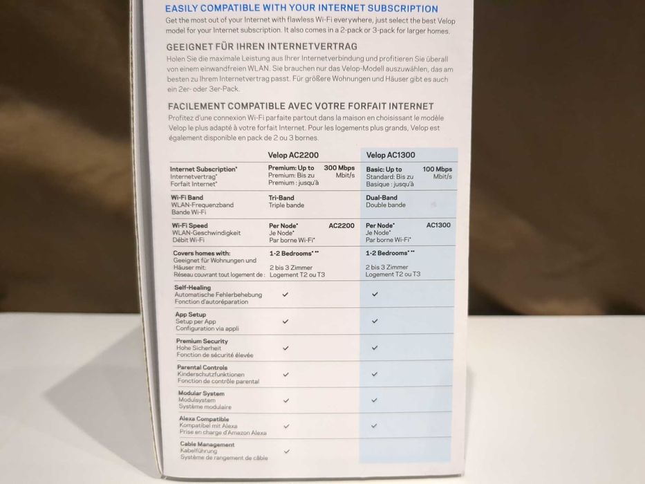 Безжичен рутер Linksys WHW0101, AC1300 Velop Mesh