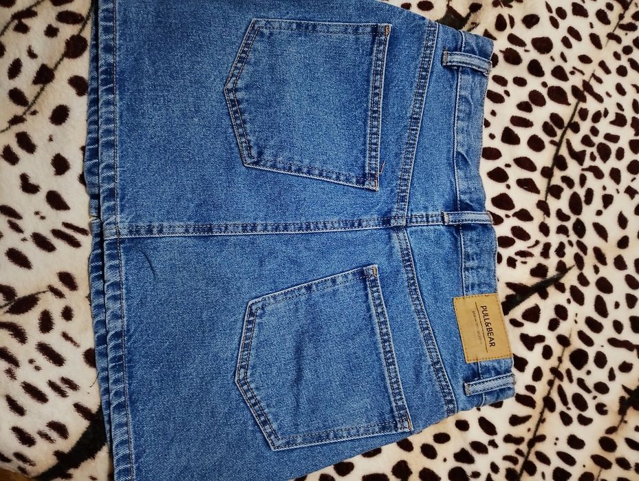 Fusta denim scurta