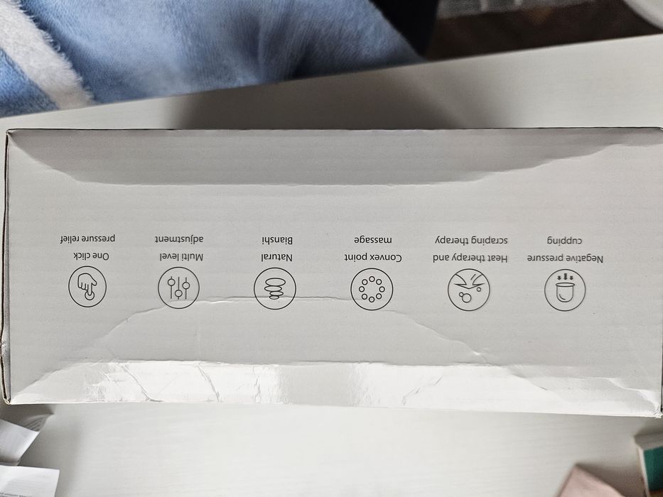 Електрически масажор с вендузи, антицелулитен, с 12 настройки и 4 режи