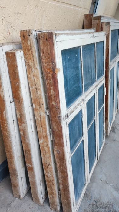 Ағаш терезелер- деревянные окна