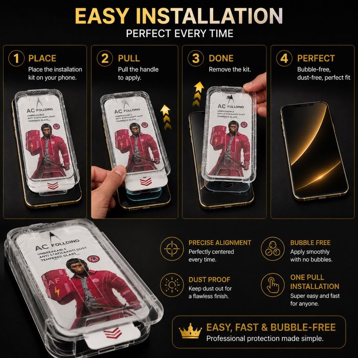 Стъклен матов протектор за екран за iPhone 15 / 16 / 17 Plus, Air, Pro и Pro Max
