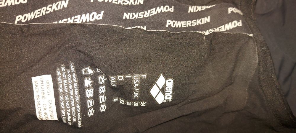 Бански arena powerskin carbon дамски+очила