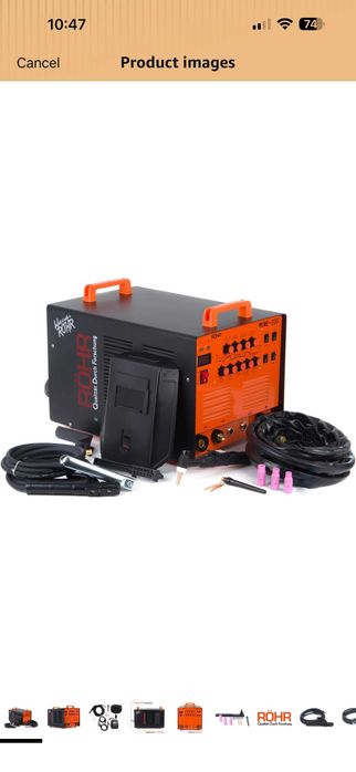 Aparat de sudură Röhr WSME-200 – TIG AC/DC Pulse + MMA, 200 A