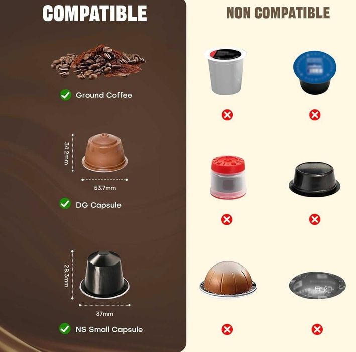 Преносима компактна кафемашина 3 в 1