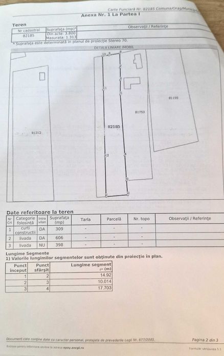 Teren de vis la marginea pădurii – Slătioarele,Babana, Argeș (15 min de Pitești)